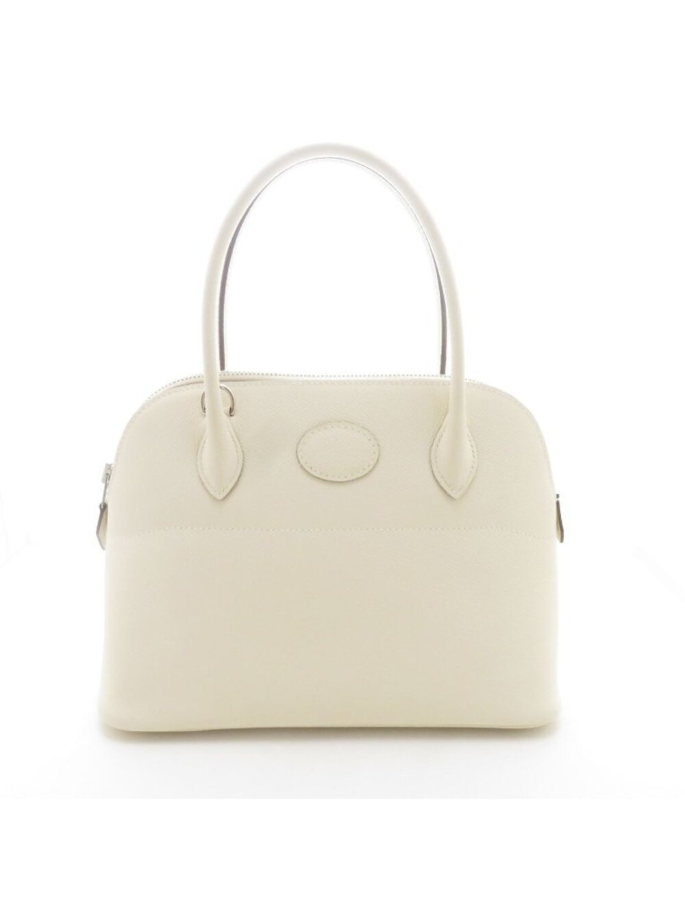 Hermes Bolide 27 Nata Silver Handbag Veau Epsom